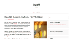Desktop Screenshot of ikonm.se