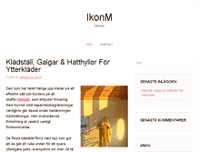 Tablet Screenshot of ikonm.se
